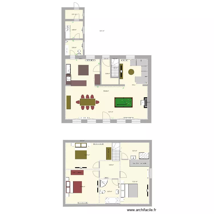 maison nvx2. Plan de 