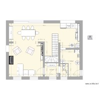 plan maison  RDC meuble 3