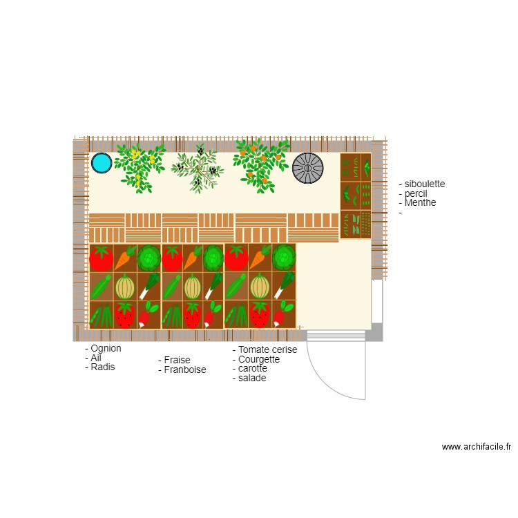 NouveauJardin. Plan de 0 pièce et 0 m2