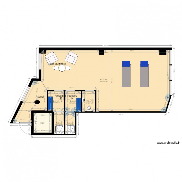 MIHA BODYTEC V4. Plan de 0 pièce et 0 m2