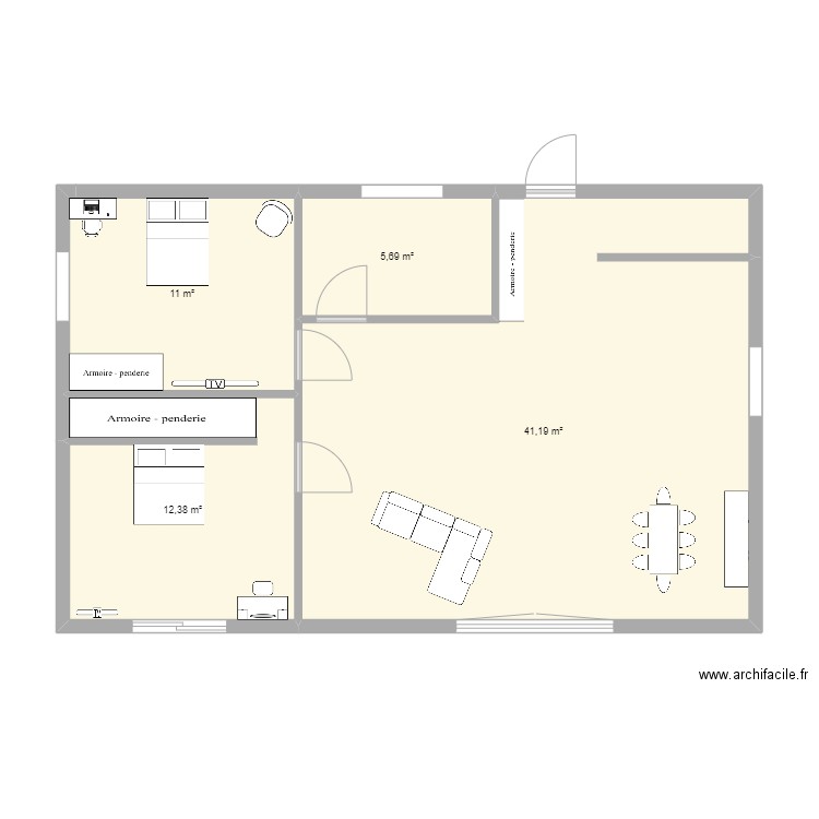news plan . Plan de 0 pièce et 0 m2