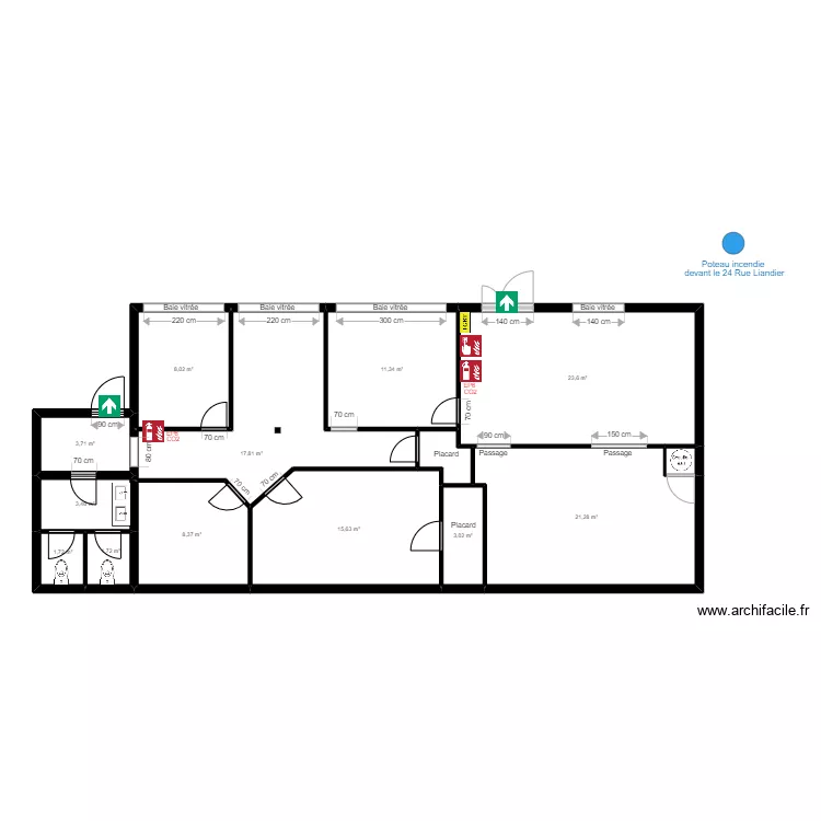 PASS VILLE - MS . Plan de 