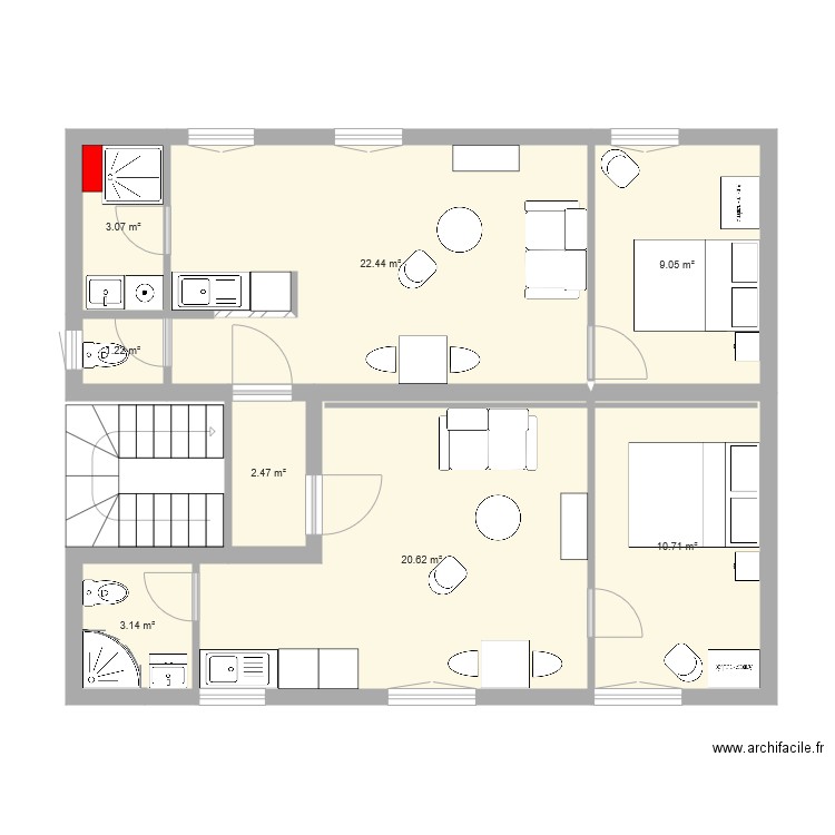 StCloud Plan Final V2. Plan de 0 pièce et 0 m2