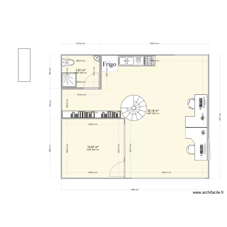 bureau ifbc1.11. Plan de 