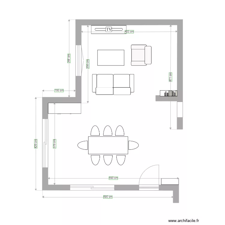 Cuisine 3. Plan de 