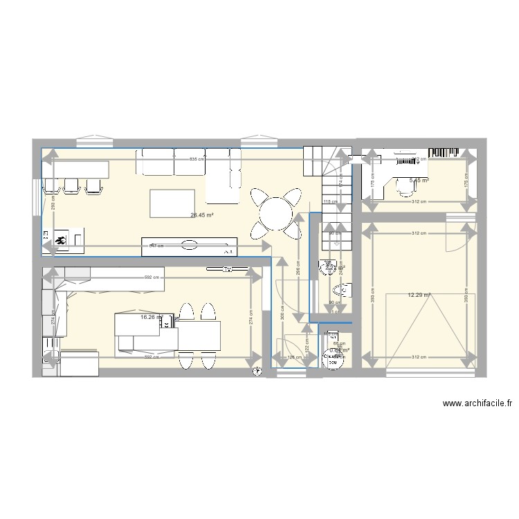 projet de maison. Plan de 0 pièce et 0 m2