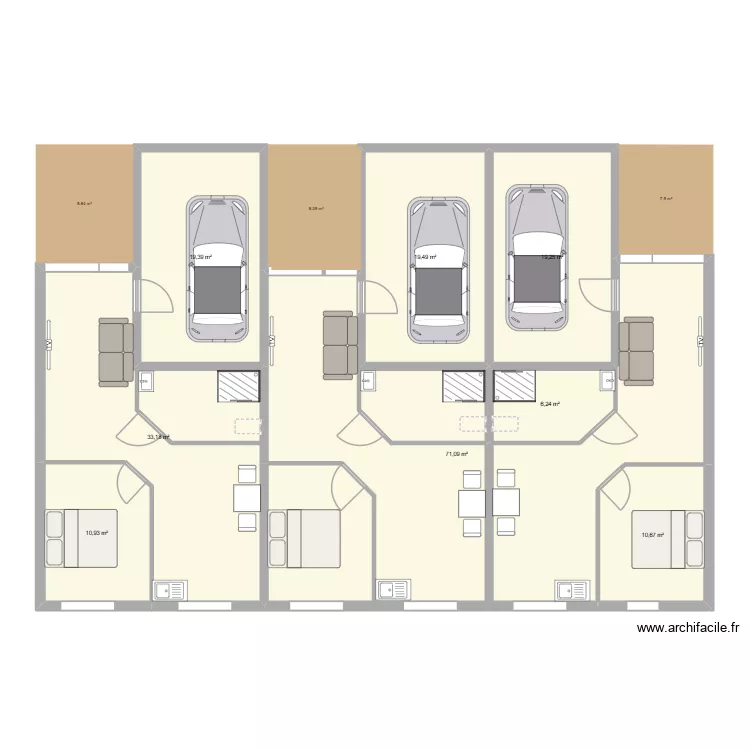 residence seniors. Plan de 8 Pièces et 190 m² residence seniors. Plan de 8 Pièces et 190 m²