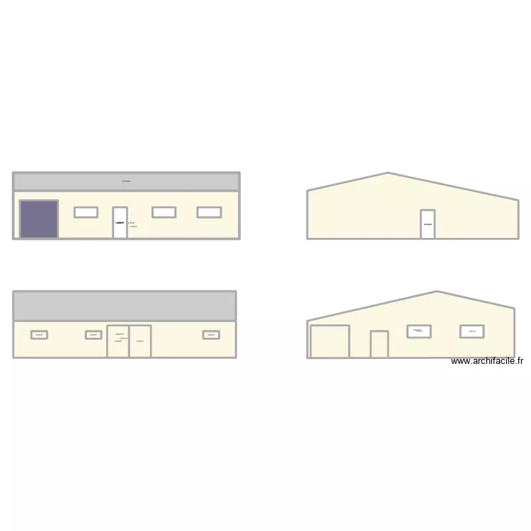 VUE DE FACADE. Plan de VUE DE FACADE. Plan de