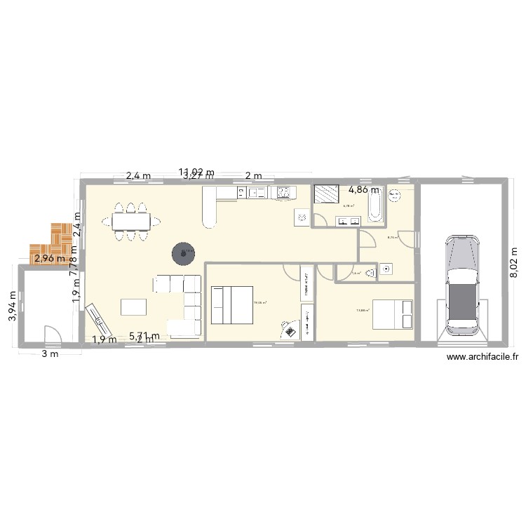 maison elsa. Plan de 0 pièce et 0 m2