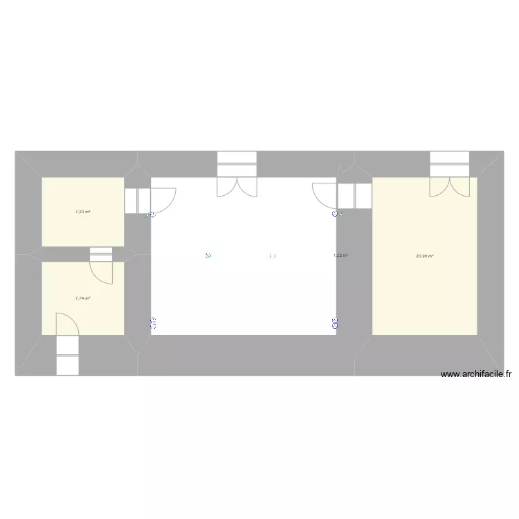 maison. Plan de 