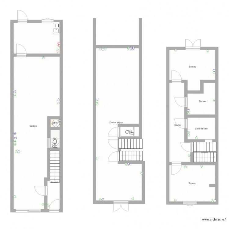 1er test1. Plan de 13 pièces et 137 m2