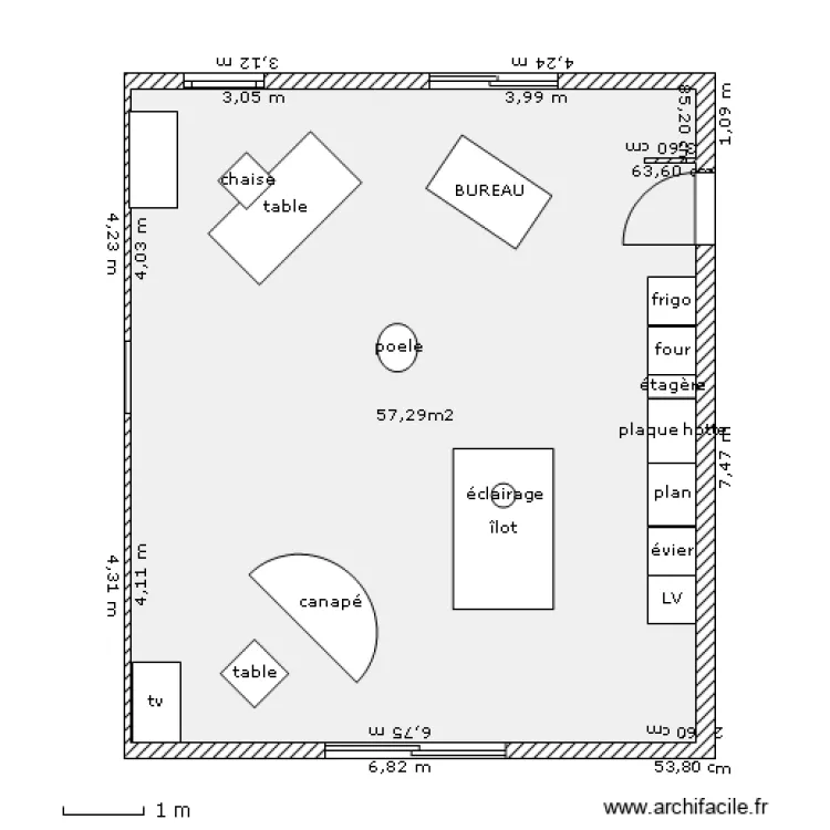 Séjour. Plan de Séjour. Plan de