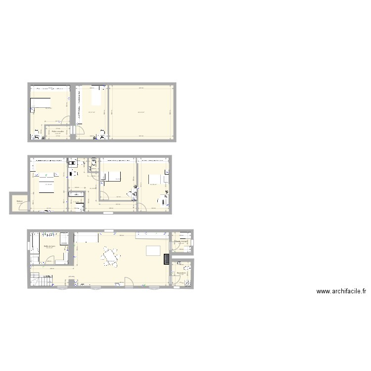 Maison Channay terminé avec élec. Plan de 0 pièce et 0 m2