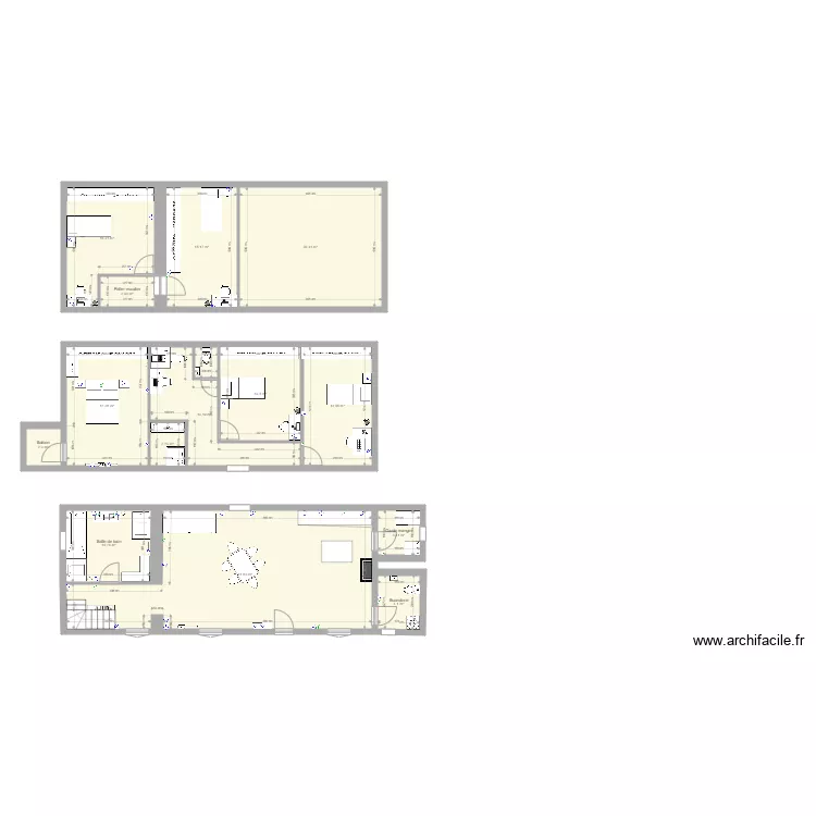 Maison Channay termin&eacute; avec &eacute;lec. Plan de 