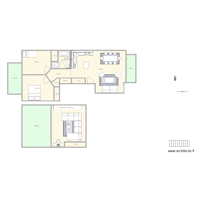 1811 105 marie anne. Plan de 0 pièce et 0 m2