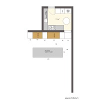 Loft105 Arclinea et arrière cuisine