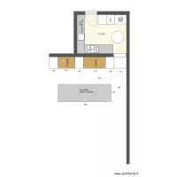 Loft105 Arclinea et arri&egrave;re cuisine