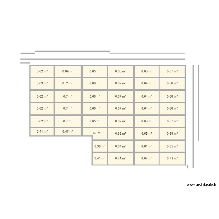 terrasse. Plan de 0 pièce et 0 m2