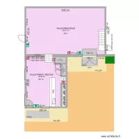 SALLE DE RECEPTION LA FONTAINE DU MONT AVANT TRAVAUX