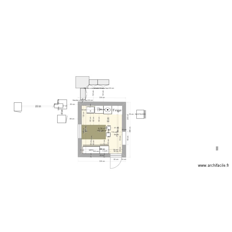 CUISINE MAISON. Plan de 0 pièce et 0 m2
