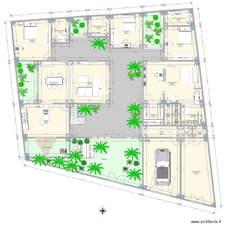 François structure. Plan de 0 pièce et 0 m2