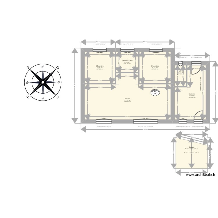 Dufau . Plan de 0 pièce et 0 m2