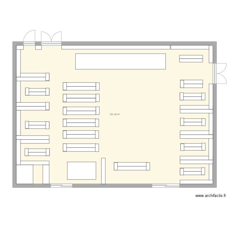 plan joueclub. Plan de 1 pièce et 131 m2