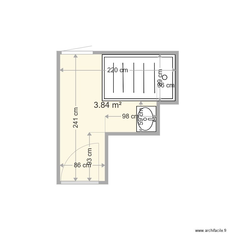 BACQUET KARINE . Plan de 0 pièce et 0 m2