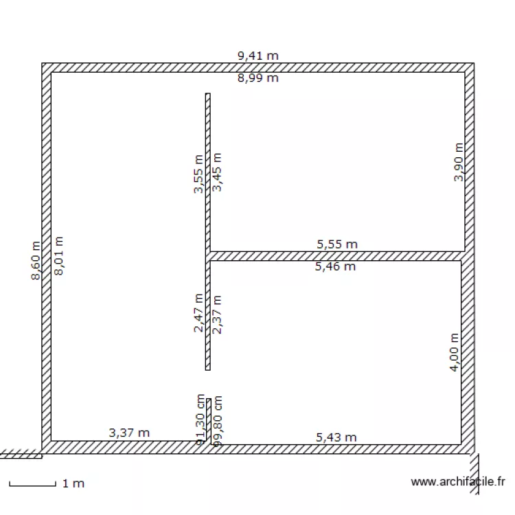 Poste Jurignac. Plan de Poste Jurignac. Plan de