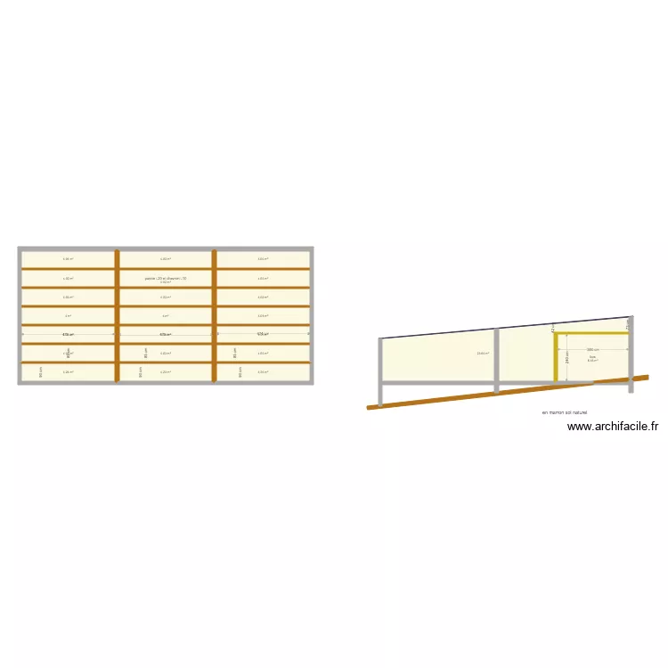 garage vue en coupe test. Plan de garage vue en coupe test. Plan de