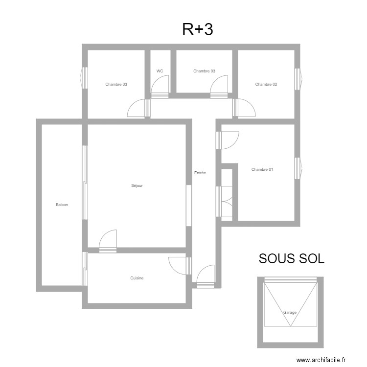 350600842. Plan de 11 pièces et 105 m2