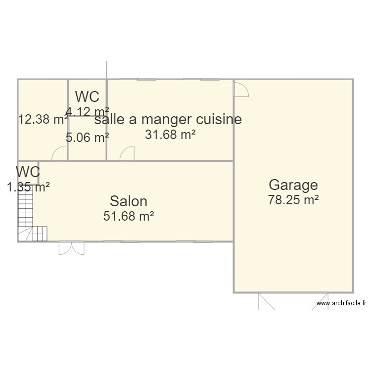 essaue. Plan de 0 pièce et 0 m2