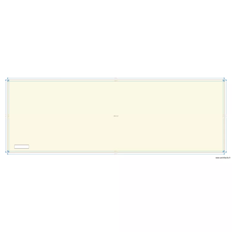 Chapiteau 30 x 10 . Plan de 