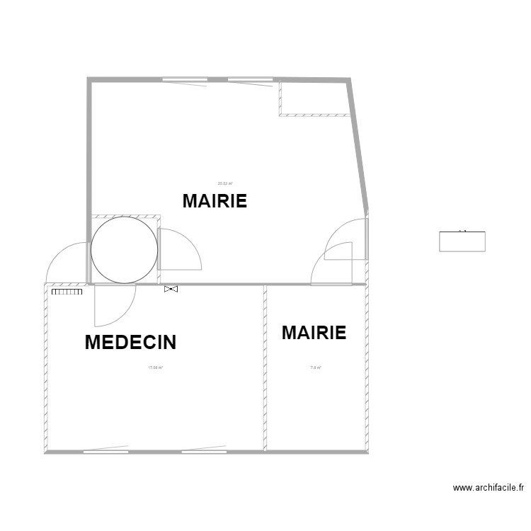 mairie annexe stlo2. Plan de 0 pièce et 0 m2