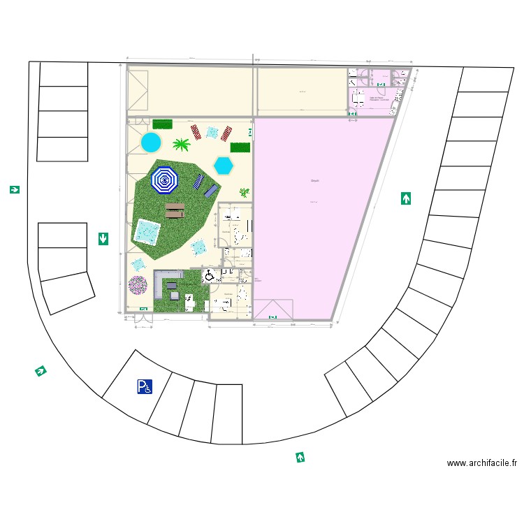 Man V et SPA sans fond 1. Plan de 0 pièce et 0 m2