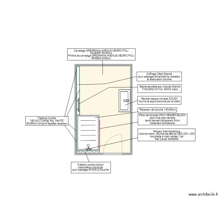 LE OCZ / D21120022. Plan de 2 pièces et 7 m2