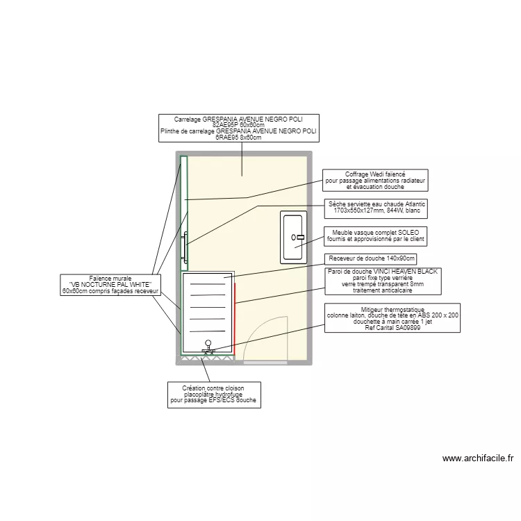 LE OCZ / D21120022. Plan de 