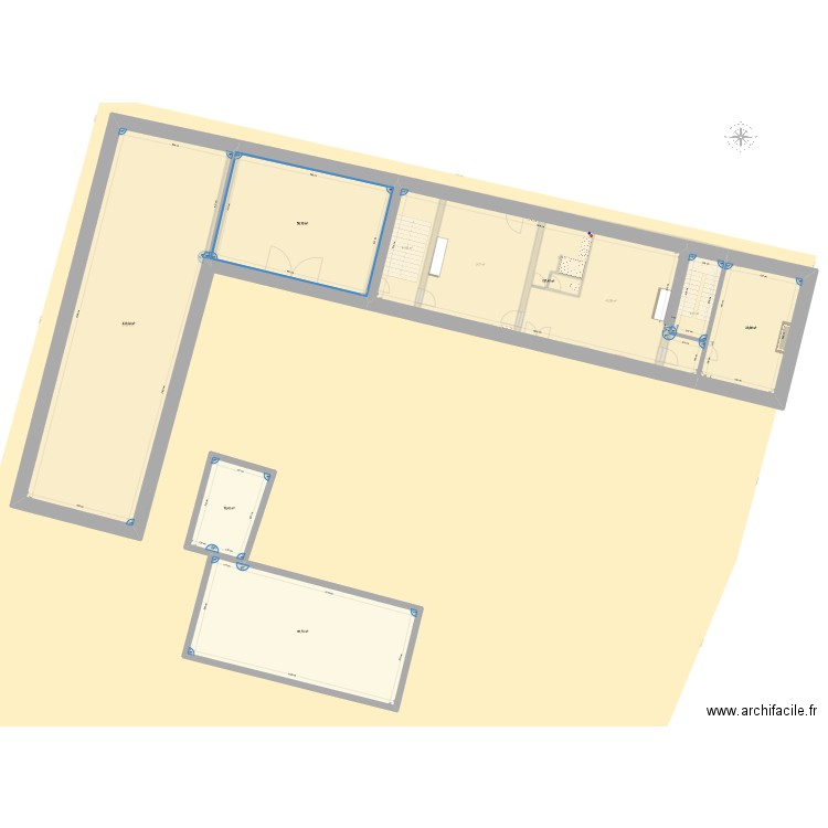 SIARROUY 3. Plan de 16 pièces et 840 m2