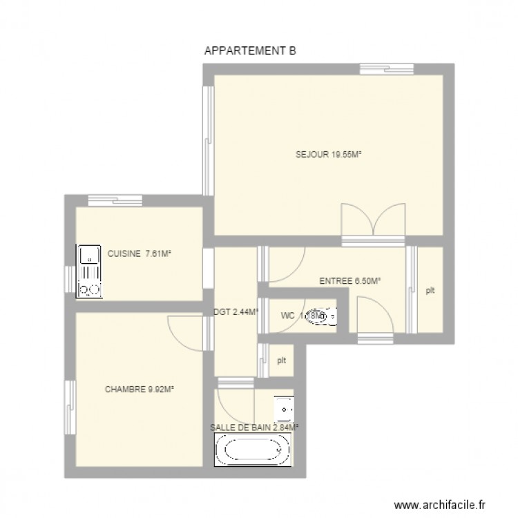 VILLAGE B. Plan de 0 pièce et 0 m2