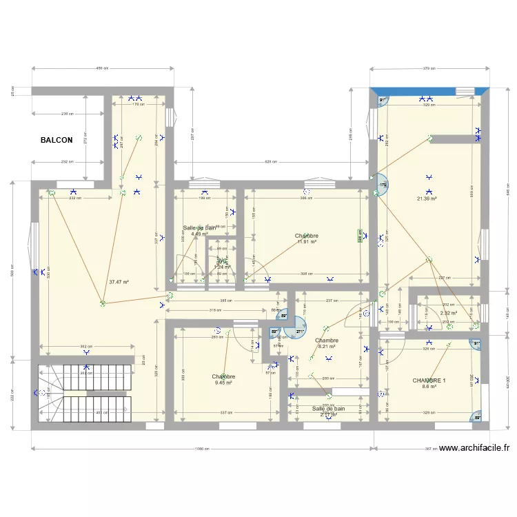 1er NIVEAU projet 3T2. Plan de 