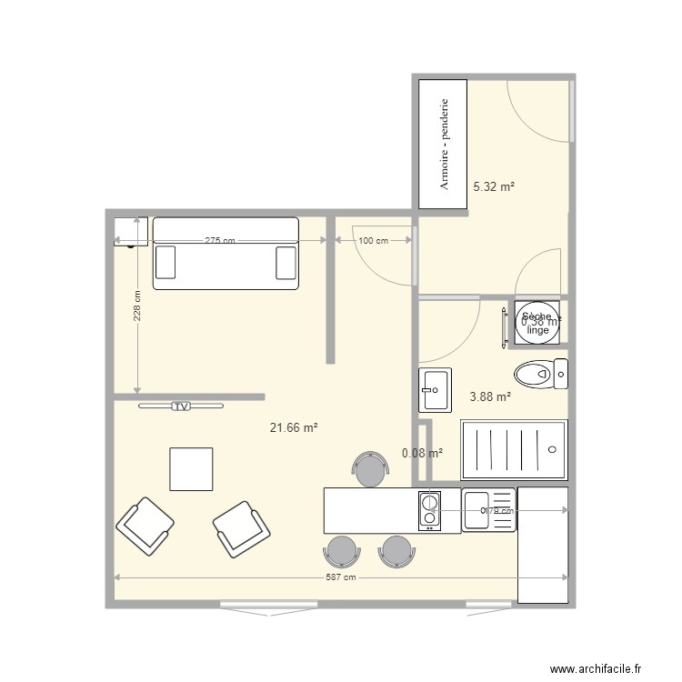 GOURVES PLACE FAC1. Plan de 0 pièce et 0 m2