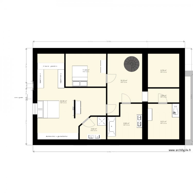 Projet investissement Grange. Plan de 0 pièce et 0 m2