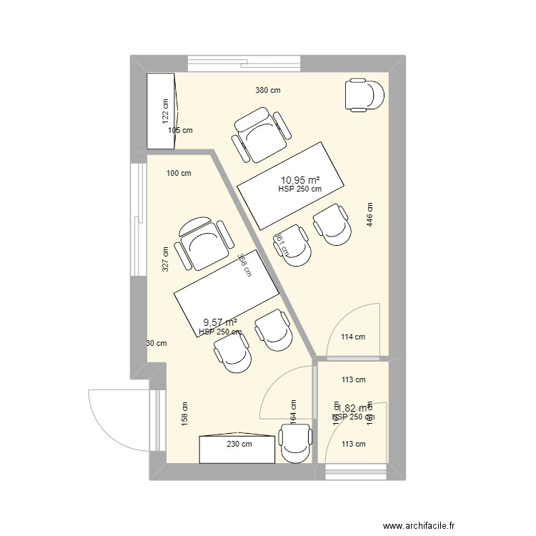 Bureau Médisud. Plan de 0 pièce et 0 m2