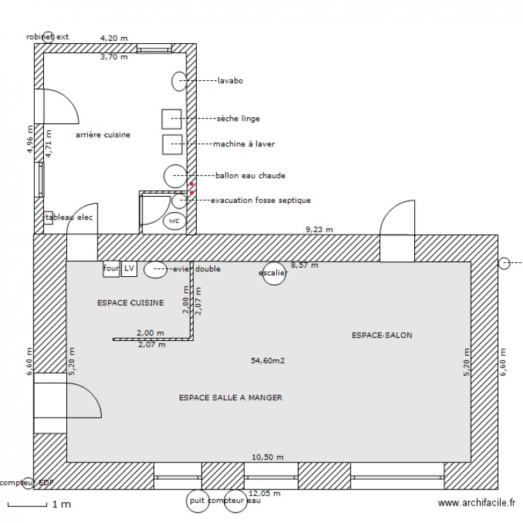 rez de chaussé. Plan de 0 pièce et 0 m2