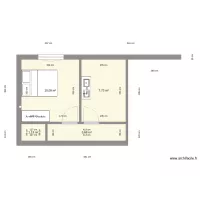 Chambre positionnement de la porte 1