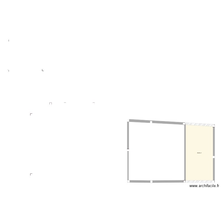 rez de chausé. Plan de 0 pièce et 0 m2