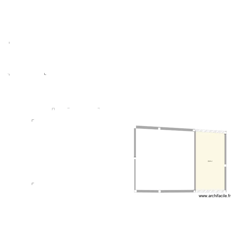 rez de chaus&eacute;. Plan de 