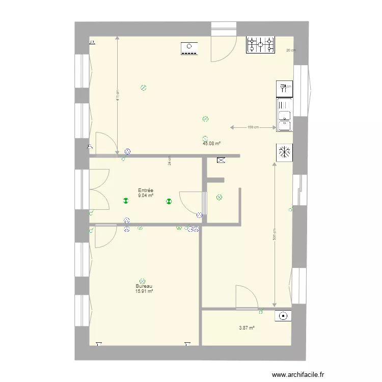 RDC test am&eacute;nagement s. Plan de 