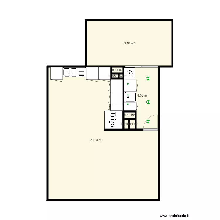 test cellier. Plan de 