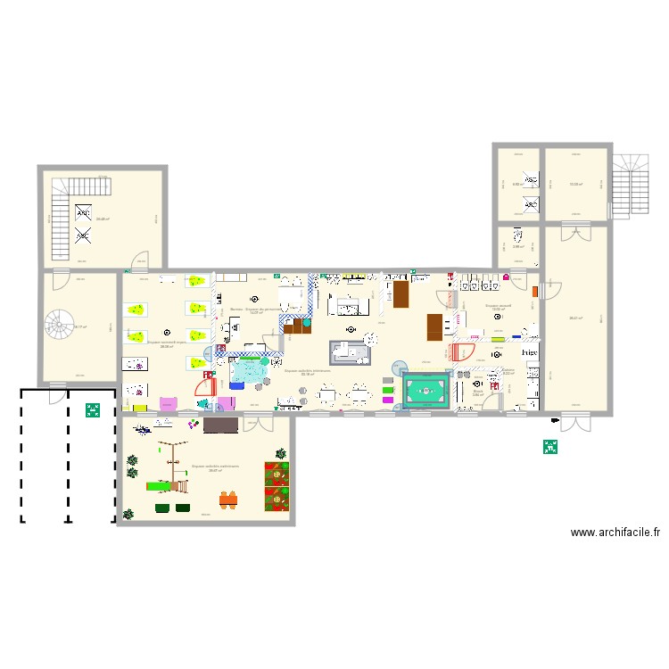 Dessin Crèche Cher Hub ins 7. Plan de 0 pièce et 0 m2